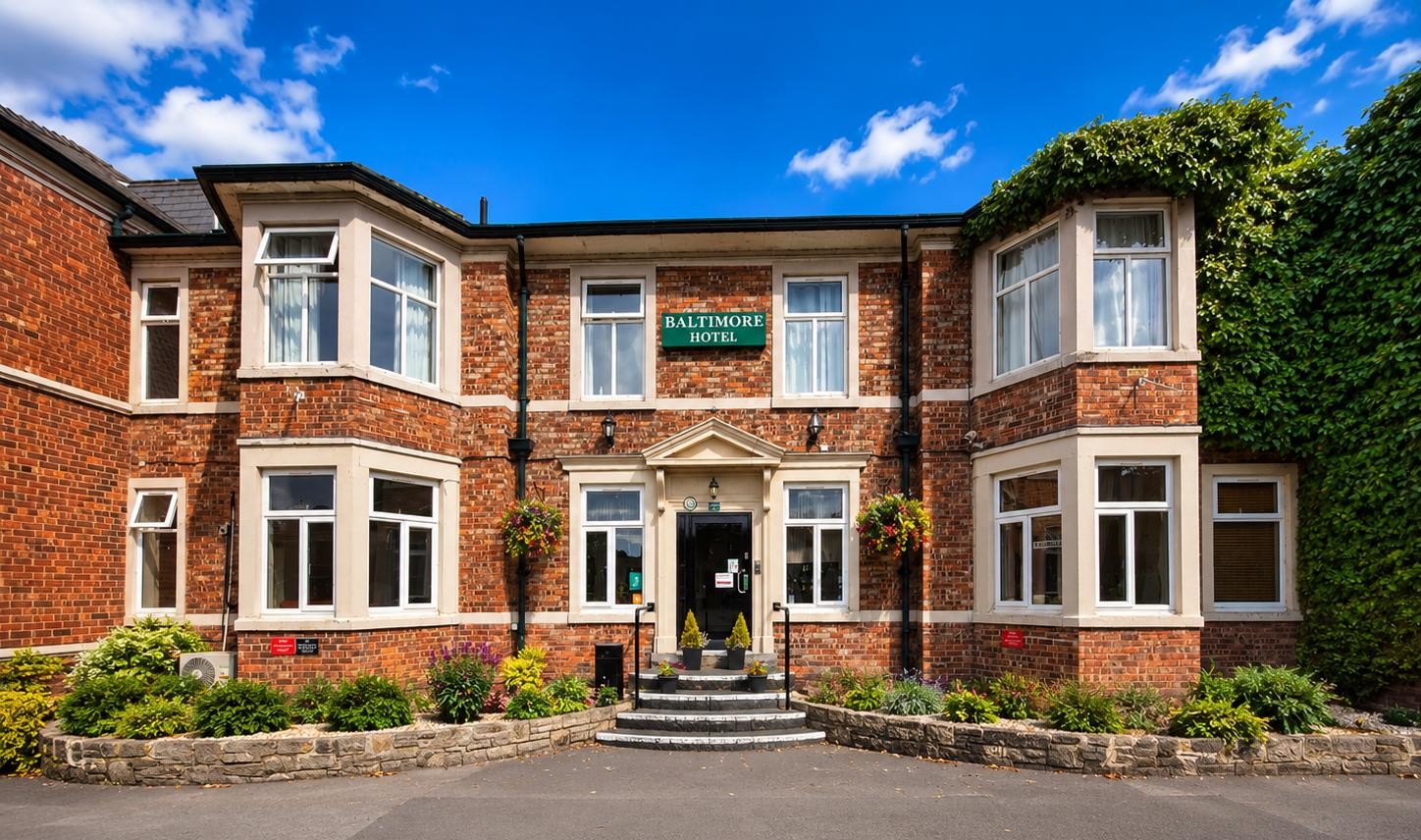 The Baltimore Hotel exterior on Marton Road